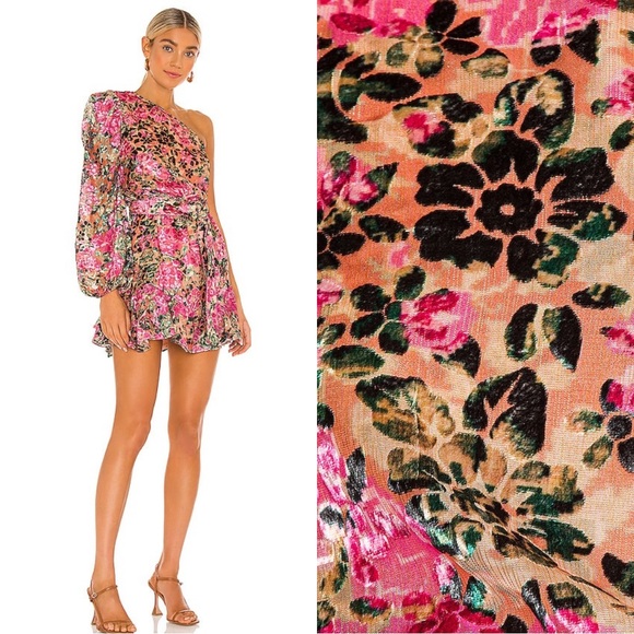 HEMANT& NANDITA- Kilim One Shoulder Short Dress - Picture 2 of 13